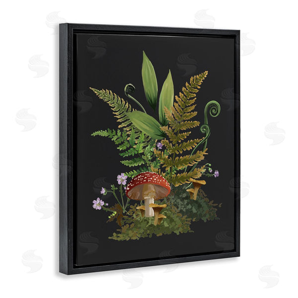 Stupell Industries House Of Rose | Ferns Sprouting Woodland Mushroom Plants Wall Art