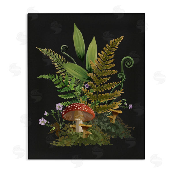 stupell industries House of Rose | Ferns Sprouting Woodland Mushroom Plants Wall Art