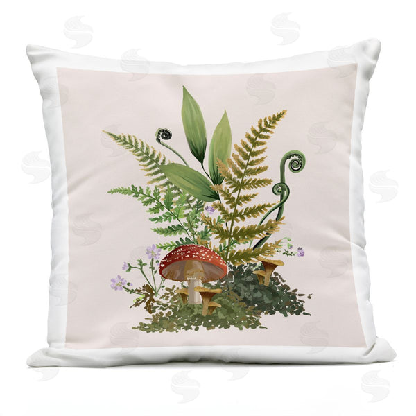 Stupell Industries House Of Rose | Floral Mushroom Nature Sprouts Printed Throw Pillow