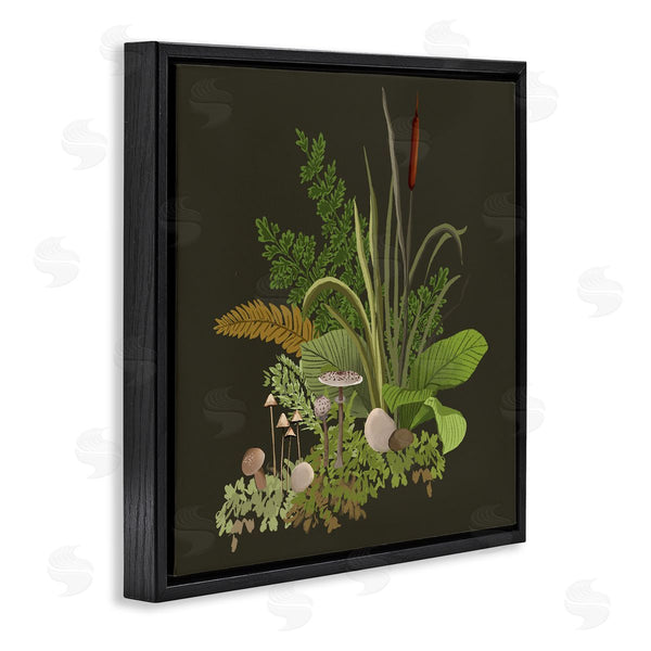Stupell Industries House Of Rose | Forest Botanicals Plants Ferns Mushrooms Sprouting Wall Art