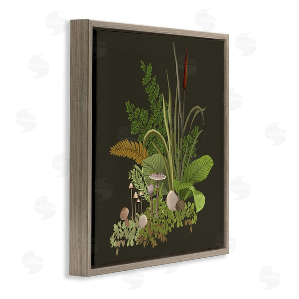 Stupell Industries House Of Rose | Forest Botanicals Plants Ferns Mushrooms Sprouting Wall Art
