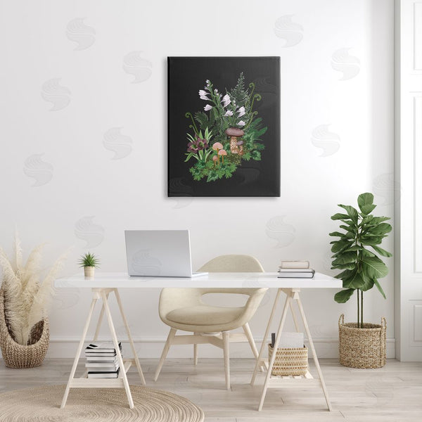 Stupell Industries House Of Rose | Forest Plants Blooming Mushrooms Wall Art