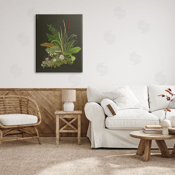 Stupell Industries House Of Rose | Natural Forest Floor Botanical Arrangement Mixed Mushrooms Ferns Wall Art