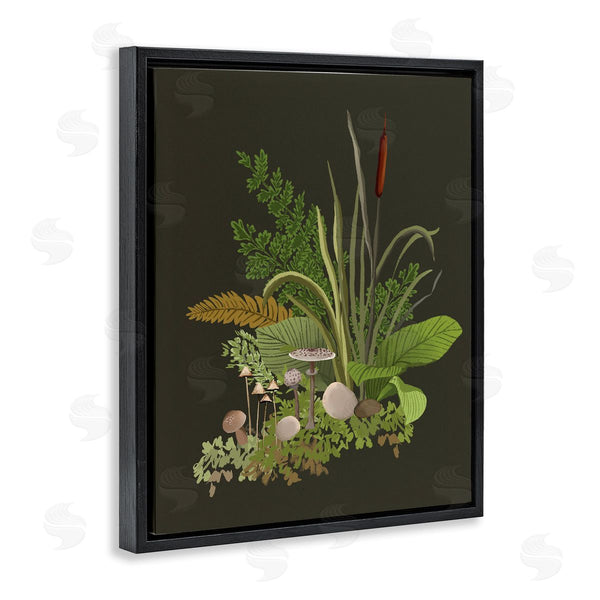 Stupell Industries House Of Rose | Natural Forest Floor Botanical Arrangement Mixed Mushrooms Ferns Wall Art