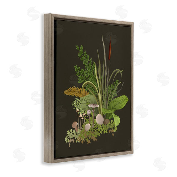 Stupell Industries House Of Rose | Natural Forest Floor Botanical Arrangement Mixed Mushrooms Ferns Wall Art