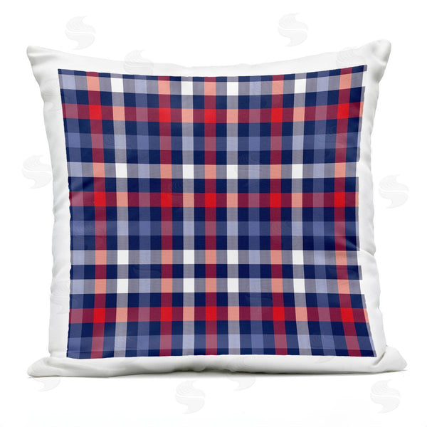 Stupell Industries House Of Rose | Plaid Tartan Pattern Red Blue Checker Printed Throw Pillow