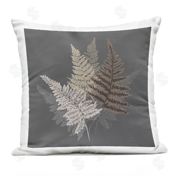 Stupell Industries House Of Rose | Rustic Forest Fern Arrangement Over Grey Printed Throw Pillow