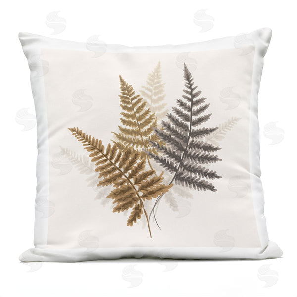 Stupell Industries House Of Rose | Soft Forest Fern Plants Arranged Over Beige Printed Throw Pillow