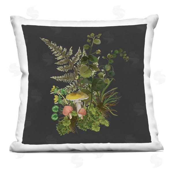 stupell industries House of Rose | Sprouting Fern Leaves Nature Printed Throw Pillow