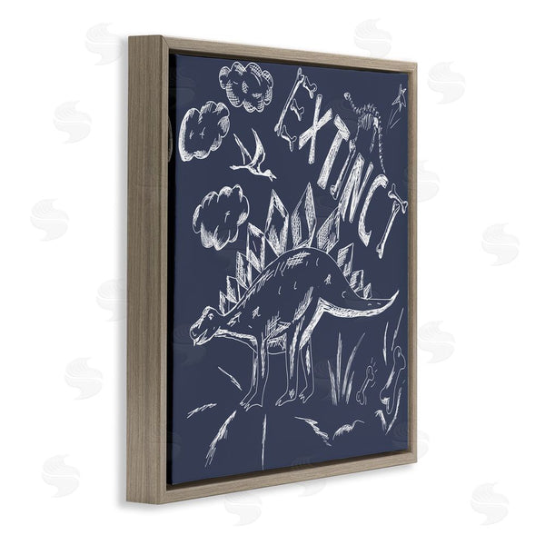 Stupell Industries HUE And MI And Sangita | Sketchy Extinct Dinosaur Wall Art