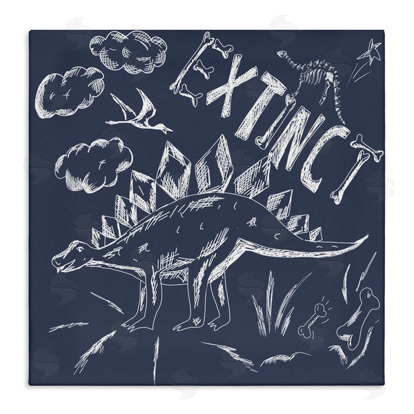 stupell industries HUE and MI and Sangita | Sketchy Extinct Dinosaur Wall Art