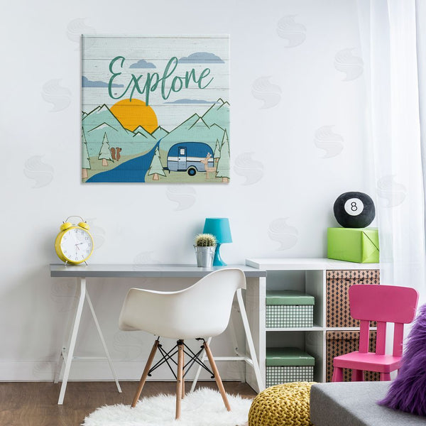 Stupell Industries Hugo Edwins | Explore Rustic Adventure Wall Art