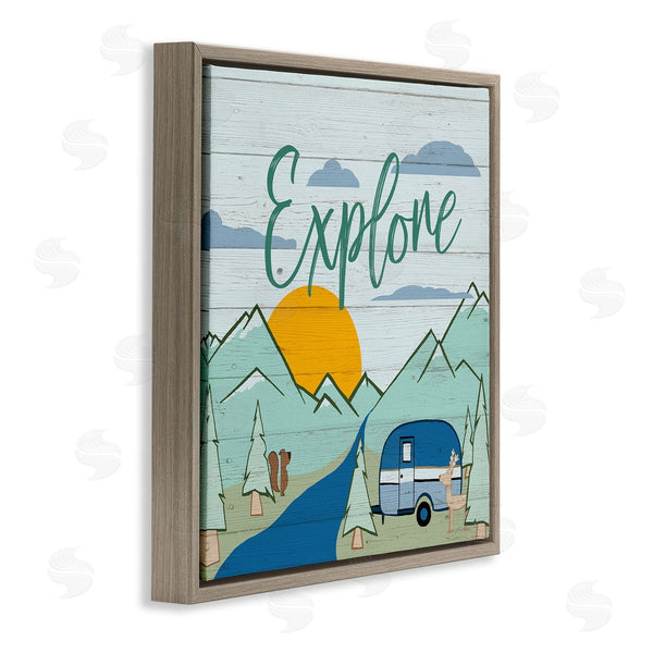Stupell Industries Hugo Edwins | Explore Rustic Adventure Wall Art