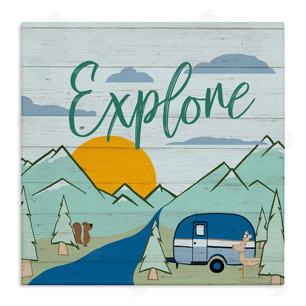 stupell industries Hugo Edwins | Explore Rustic Adventure Wall Art