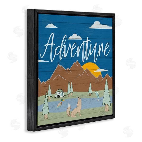 Stupell Industries Hugo Edwins | Rustic Adventure Landscape Wall Art