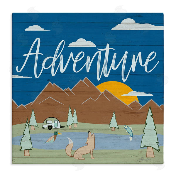 stupell industries Hugo Edwins | Rustic Adventure Landscape Wall Art