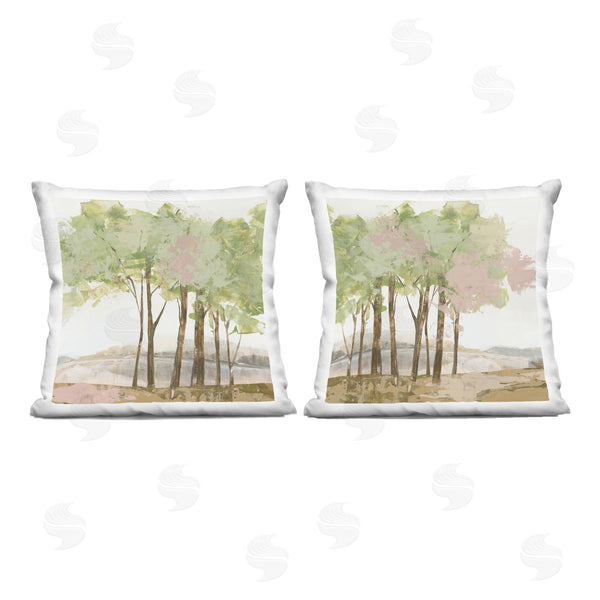 stupell industries Ian C. | Idyllic Spring Awakening Printed Throw Pillow Set