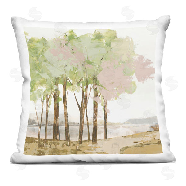 stupell industries Ian C. | Spring Awakening Forest Printed Throw Pillow