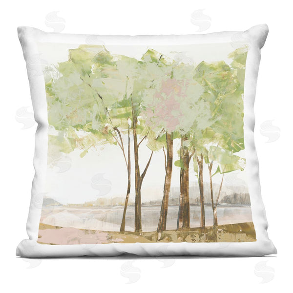 stupell industries Ian C. | Spring Awakening Trees Printed Throw Pillow