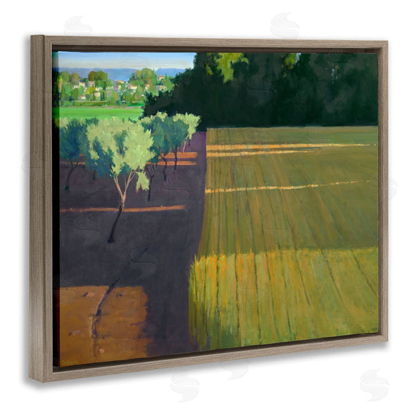 Stupell Industries Ian Roberts | Orderly Orchard Farm Land Vast Grassland Field Wall Art