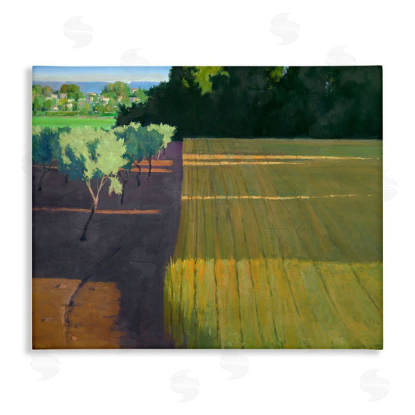 stupell industries Ian Roberts | Orderly Orchard Farm Land Vast Grassland Field Wall Art