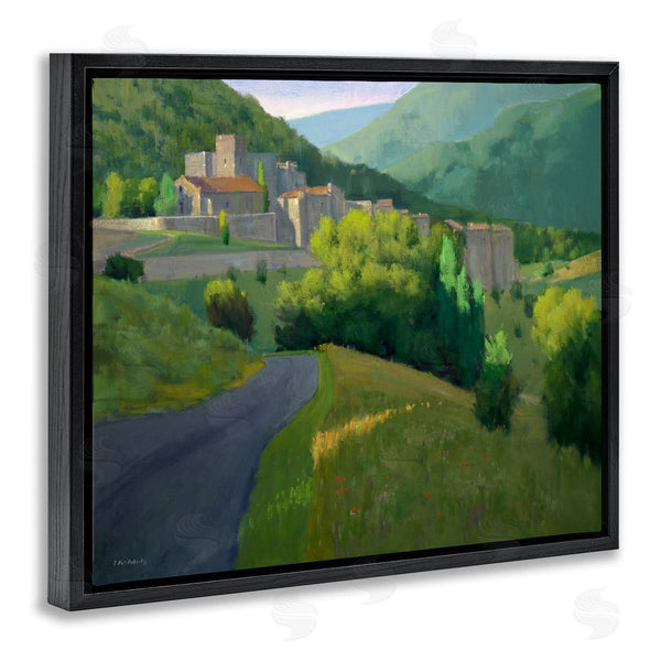 Stupell Industries Ian Roberts | Winding Road Path Distant Rural Farm Town Wall Art