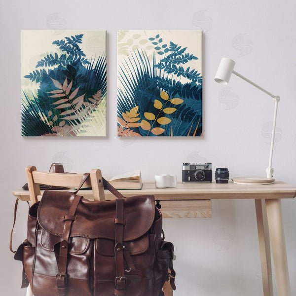 Stupell Industries Ian Winstanley | Abstract Layered Forest Ferns Wall Art