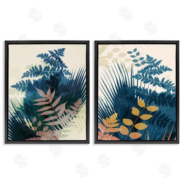 Stupell Industries Ian Winstanley | Abstract Layered Forest Ferns Wall Art