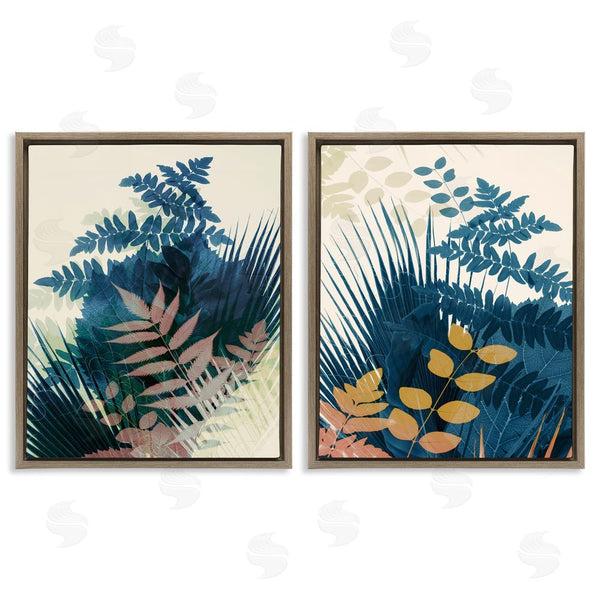 Stupell Industries Ian Winstanley | Abstract Layered Forest Ferns Wall Art