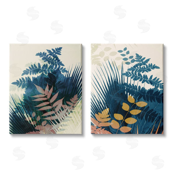 stupell industries Ian Winstanley | Abstract Layered Forest Ferns Wall Art