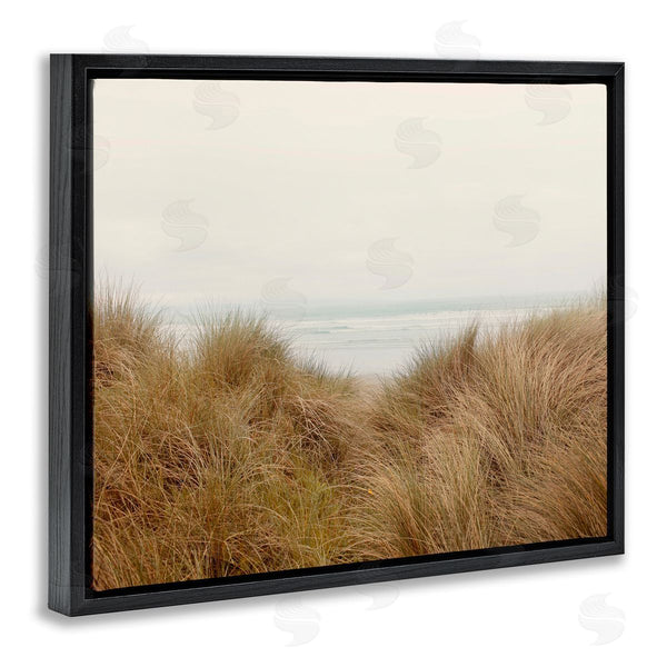 Stupell Industries Ian Winstanley | Beach Behind Tall Grass Sun Bleached Ocean Landscape Wall Art