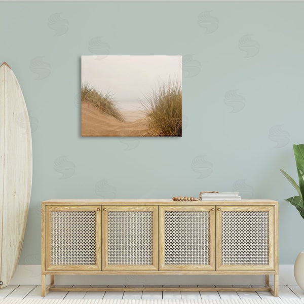 Stupell Industries Ian Winstanley | Beach Sand Dune Path Tall Grass Muted Sky Wall Art