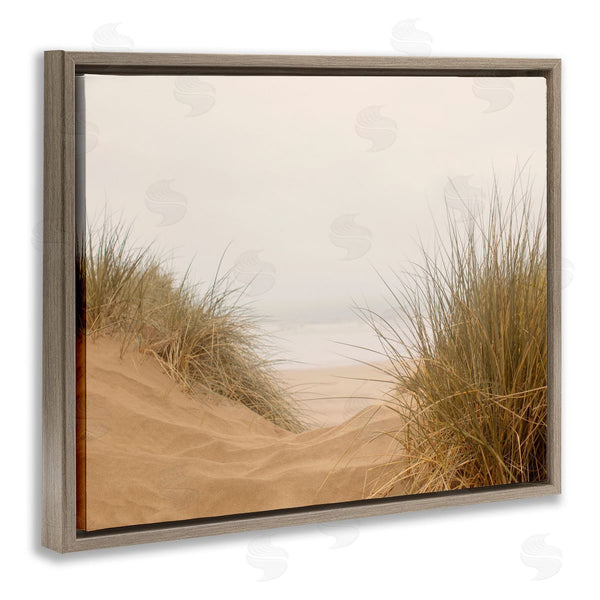 Stupell Industries Ian Winstanley | Beach Sand Dune Path Tall Grass Muted Sky Wall Art