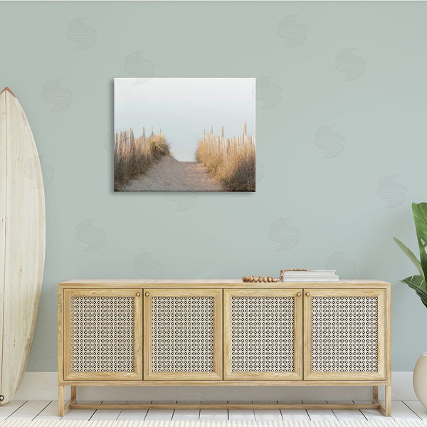 Stupell Industries Ian Winstanley | Sand Break Nautical Path Tall Grass Distant Waters Wall Art