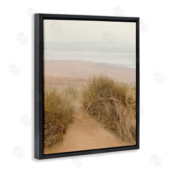 Stupell Industries Ian Winstanley | Sun Bleached Beach Coast Tall Grass Sand Dunes Wall Art