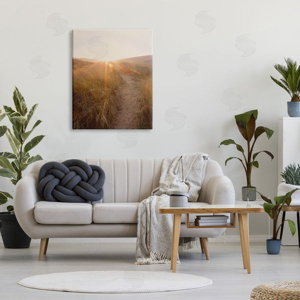 Stupell Industries Ian Winstanley | Sunrays Through Sun Bleached Sand Dunes Tall Grass Wall Art