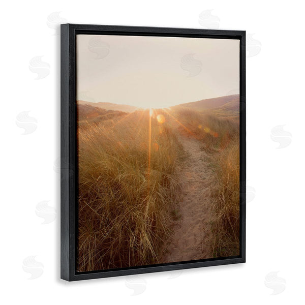 Stupell Industries Ian Winstanley | Sunrays Through Sun Bleached Sand Dunes Tall Grass Wall Art