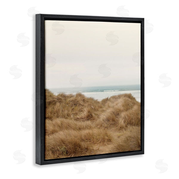 Stupell Industries Ian Winstanley | Tall Grass Field Beach Waves Sun Bleached Sky Wall Art