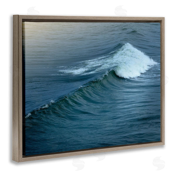 Stupell Industries Ian Winstanley | White Cap Beach Tide Incoming Wave Tranquil Waters Wall Art