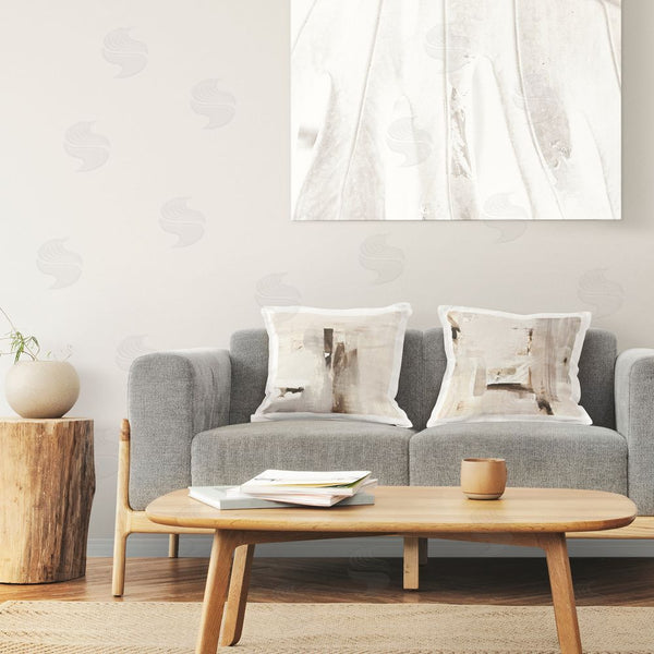 Stupell Industries Igor Levashov | Neutral Abstract Expressions Printed Throw Pillow Set