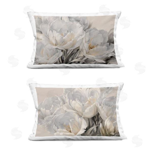 stupell industries Igor Levashov | Soft White Budding Roses Printed Throw Pillow Set