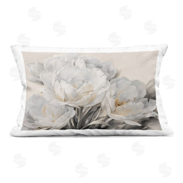 stupell industries Igor Levashov | White Roses Arrangement Printed Throw Pillow