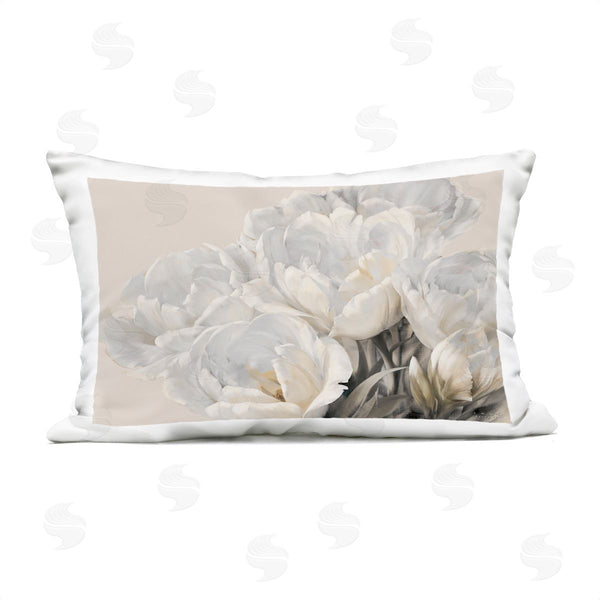 Stupell Industries Igor Levashov | White Roses Sprouting Printed Throw Pillow