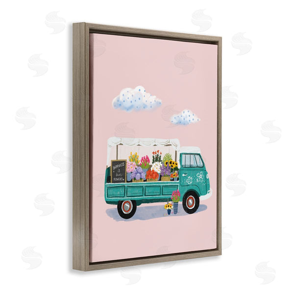 Stupell Industries Ilaria Benedetti | Truck Faire Sale Spring Flower Variety Blossoms Wall Art