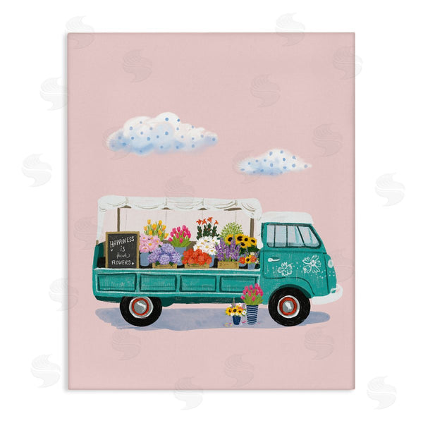 stupell industries Ilaria Benedetti | Truck Faire Sale Spring Flower Variety Blossoms Wall Art