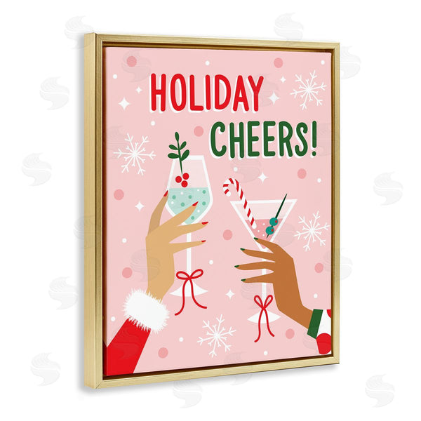 Stupell Industries Ilis Avilés | Holiday Cheers Celebratory Cocktails