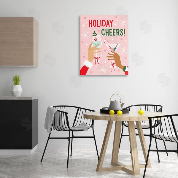 Stupell Industries Ilis Avilés | Holiday Cheers With Cocktails Wall Art