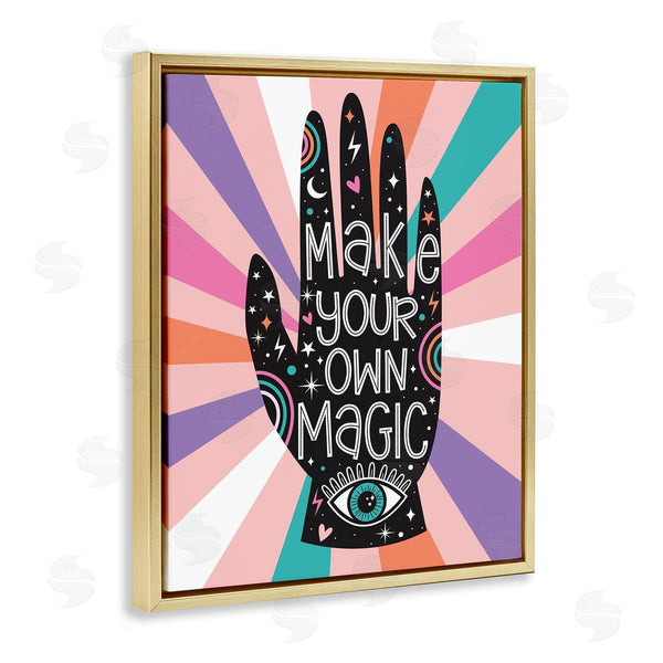 Stupell Industries Ilis Avilés | Make Your Own Magic Colorful Stripes