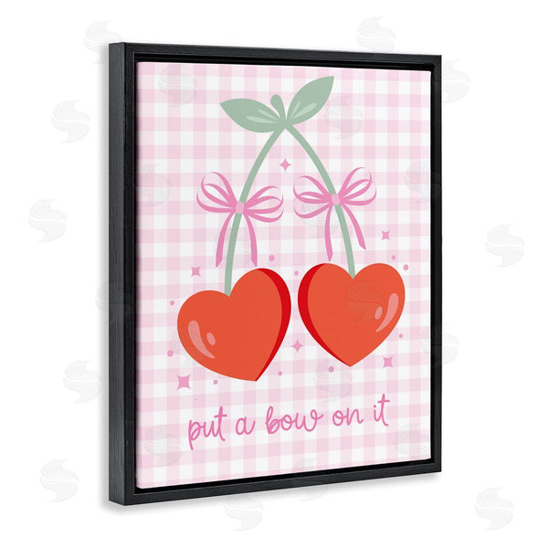 Stupell Industries Ilis Avilés | Put A Bow On It Cherries Wall Art