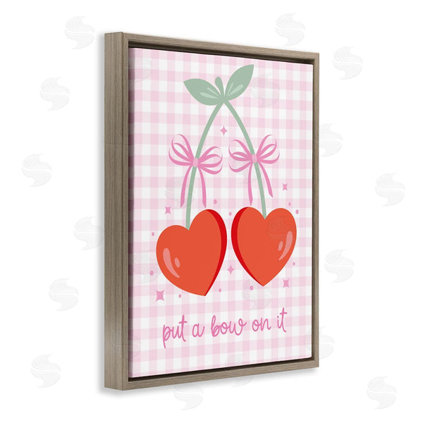 Stupell Industries Ilis Avilés | Put A Bow On It Cherries Wall Art